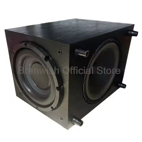 10 Inch Subwoofer 500W Passive Speaker 4Ohm Wooden Audio System 2-Channels Subwoofers For Home Theat