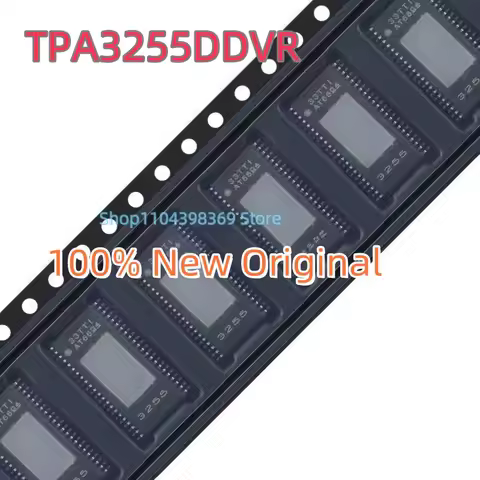 1PCS /Lot 100% New Original TPA3255 TPA3255DDVR HTSSOP-44 Audio Amplifier Chip IC in stock
