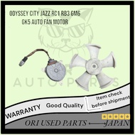 Honda Odyssey RB123/City TMO/Jazz ge/RC1/RB3/GM6/GK5 Radiator Auto Fan Motor casing used japan