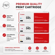 Canon 045 Toner Cartridge (Black/Cyan/Magenta/Yellow) Original Compatible LBP610C MF630C Series | In
