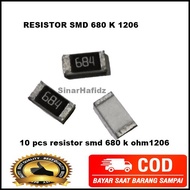 Resistor smd 680 K ohm/ 10pcs