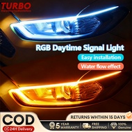 SOLDOUT⭐RGB LED Car Daytime Signal Light⭐ Start Scanning Flowing Traffic Signal Light Turn Signal Le