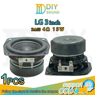 【Berkualiti tinggi】DIYSOUND LG 3 inch BASS 4Ω 15W subwoofer speaker car stereo car speaker subwoofer