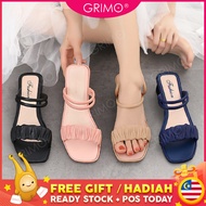 GRIMO Malaysia - Coup-leline Women’s Sandals Kasut Wanita Shoe Flat Shoes Heel Travel Lady Gift Wanita Lawa Cantik Gaya Hadiah Selesa Comfort Japan Gift Ready Stock New April 2021 ks10129