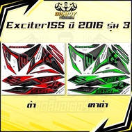 Exciter155 Sticker Year 2016 Model 3 (Shiny Bright Colors Full Set) Exciter 2016 3 Yamaha Exciter155