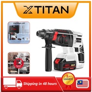 【HOT】XTITAN 988VF Cordless Impact Hammer Drill Electric Impact Drill Rorary Hammer Drill Heavy Duty 