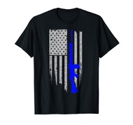 FN FAL Stars & Stripes Flag Shirt Blue