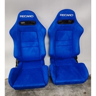SR4 Recaro Sports Bucket Seat Alcantara Blue Thailand Seat