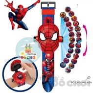Giới thiệu Đồng Hồ Siêu Nhân Người Nhện 3D cho Bé Trai - Chiếu 24 Hình 777-131B!
