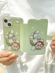 iPhone Case 鈴蘭花翻蓋手機殼iPhone 12 pro max 皮套