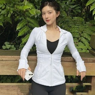 Ready Stock lululemon Define Jacket Classic Yoga Wear Slim-fit Jacket Top Sports Jacket