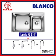 (Bundle) Blanco Lemis XL 8-IF Stainless Steel Kitchen Sink + Blanco LINUS / CATRIS Kitchen Sink Mixer Chrome