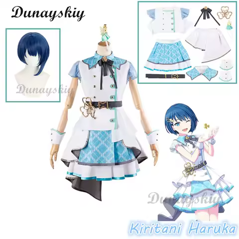 Project Sekai Colorful Stage MMJ Cosplay Kiritani Haruka Cosplay Costume Wig Halloween Uniform Outfi