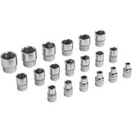 JETECH 1/2" CRV INDIVIDUAL BOX SOCKET ( 6 POINT)