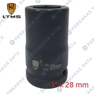 MATA IMPACT SOCKET BIT 1" X 28 MM LTMS IMPACT SOCKET 1 INCH 28MM SOK SHOCK
