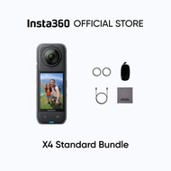 Insta360 X4 8K Waterproof 360 Action Camera with 4K Wide-Angle Video Invisible Selfie Stick Removabl