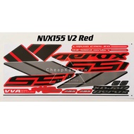 NVX 155 V2  / AEROX V2 ( 24 ) Indonesia 2022 ABS Edition Body Cover Stripe - Red / Blue / Black / Si