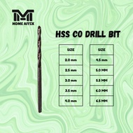 HOME AFFIX HSS Cobalt (HSS-Co) Drill Bit - High Performance Metal Drilling/ DRILL