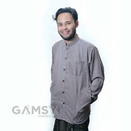 BAJU KOKO POLOS LENGAN PANJANG GAMSYI/KOKO EKSKLUSIF MDH/KOKO POLOS PRIA