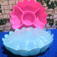 SAKURA 5-Section Cake Tray (28X7CM) Bread Tray, Sponge Cake/, Fried Food/, Snack/