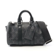 路易威登 Keepall Bandouliere 25 手提包 M46271 Monogram Eclipse 反轉 LV