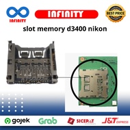 Nikon D3400 Memory Slot