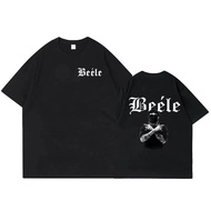 Rapper Bl‎beéle Men's Shirt Cotton 1 Oversized Graphic Album Y2k Style Short Sleeve T-Shirt Rock Hip