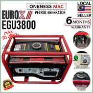 EUROX// PETROL GENERATOR 3KW EGU3800 POWERFUL GENERATOR