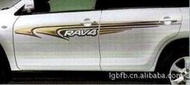 汽車配件 適用于RAV4車身彩貼 09RAV4車身彩貼 貼紙 RAV4 A款B款彩貼貼紙