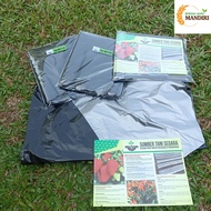 PLASTIK MULSA HITAM PERAK 50 METER MTR