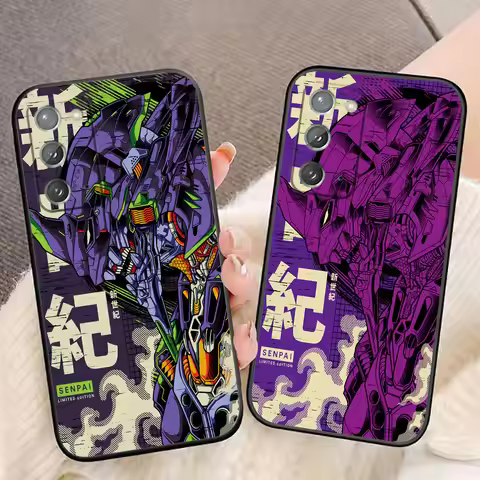 N-Neon G-Genesis E-Evangelion Phone Case For Samsung NOTE 20 10 M23 M53 A80 A70 A50 A30 A24 A13 A12 