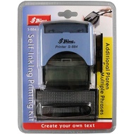 Shiny S-884 DIY Self Inking Printing Kit (22mm x 58mm) Replacement Ink Pad S-854-7 Spare Rubber Type