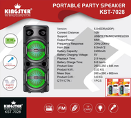 Kingster KST-7018 BIG SUPER BASS Bluetooth Wireless Speaker with free mic