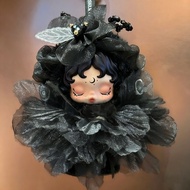 Gothic Dark Fairy Outfit for Skullpanda Black Tulle Dress