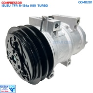 คอมแอร์ อีซูซุ ทีเอฟอาร์ ดราก้อนอาย แอร์กีกิ เทอร์โบ R-134a COM0201 COMPRESSOR ISUZU TFR R134a KIKI 