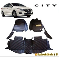 6d 7d Car Floor Mats Honda City Model (2014-2019)/(2020-2026)