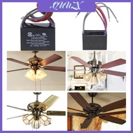 QUU CBB61 250V Ceiling Fan Capacitor 50 60Hz for Electric Fan Motor Generator