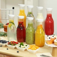 1500ml Juice Bottle 50oz Round Sealed Bottle Transparent Cold Water Bottle Plastic Pot Cold Drink Bo