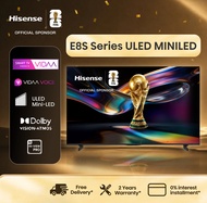 Hisense 55-75 inch Quantum Dot/  ULED MINI-LED / HDR10+ / Dolby Vision Atmos / 120VRR  4K Ultra QD M