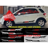 Cutting sticker car x over sticker car sticker SUZUKI x over