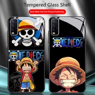 TS-78 monkey D Luffy HD Glass Casing for VIVO Y20 Y20s Y20i V15 Y50 S1 Y30 V50 Y03 Y29 Lite Pro