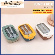 LUNCH BOX BENTO BOX LUNCH BOX LUNCH BOX LUNCH BOX FREE SPOON FORK BPA FREE FOOD GRADE | BENTO LUNCH 