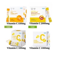 Original💯ReadyStock现货✨Atomy🇰🇷Vitamin C🍊colour food艾多美水溶性维他命🍊Halal 550mg,1000mg, 500mg, 2000mg