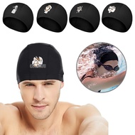 Waterproof Swim Cap Bathing Cap Long Hair Swim Cap Professional Competition Swim Cap Cat Series