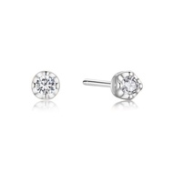 TAKA Jewellery Round Brilliant Lab Grown Diamond Earrings 10K Gold