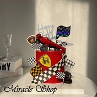 F1 Racing car cake toy Topper for boys birthday toy car