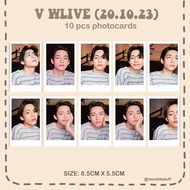 V__BTS WLIVE PART 2 (20.10.23) FANMADE (Unofficial) Photocard