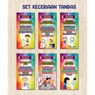 [BANNER TEBAL] 6 PCS SET KECERIAAN TANDAS TARPAULIN 1 X 2 KAKI