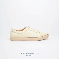 (IN STOCK) รองเท้า - Archibalds รุ่น Off White Cobbler - Archibalds ผ้าใบหนังแท้ สีครีม ชาย/หญิง