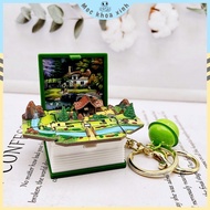 Vietnamese Homeland Landscape Mini Keychain - Meaningful 3D Folding Book Gift - Gift - keychan